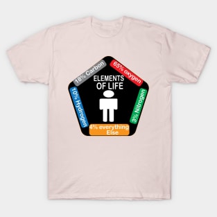 Life elements for sicience lovers T-Shirt